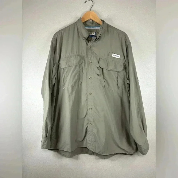 Magellan Fish Gear Long Sleeve | Large | Green - Picture 1 of 4